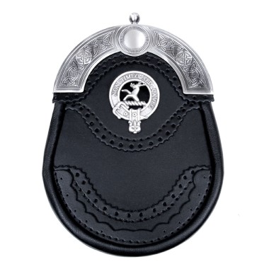 Brogue Dress Sporran <br>with Clan Erskine Crest 