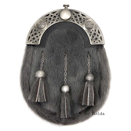 Dress Sporran: Pierced Celtic Knotwork