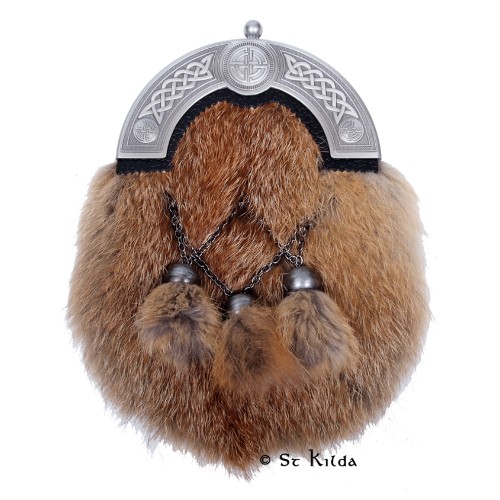 Red Fox Fur Dress Sporran
