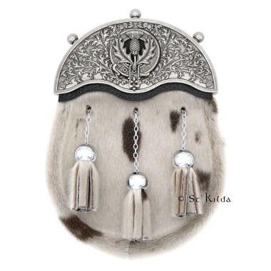 Caledonia Clan Erskine Crest Dress Sporran 