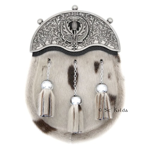 Caledonia Clan Crest Dress Sporran 