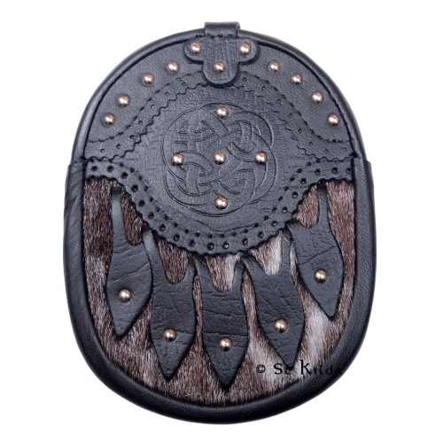 Hunting Sporran - Traditional Brogued Hunter's Sporran