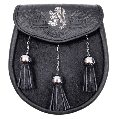 Semi-Dress Sporran Lion Rampant Crest