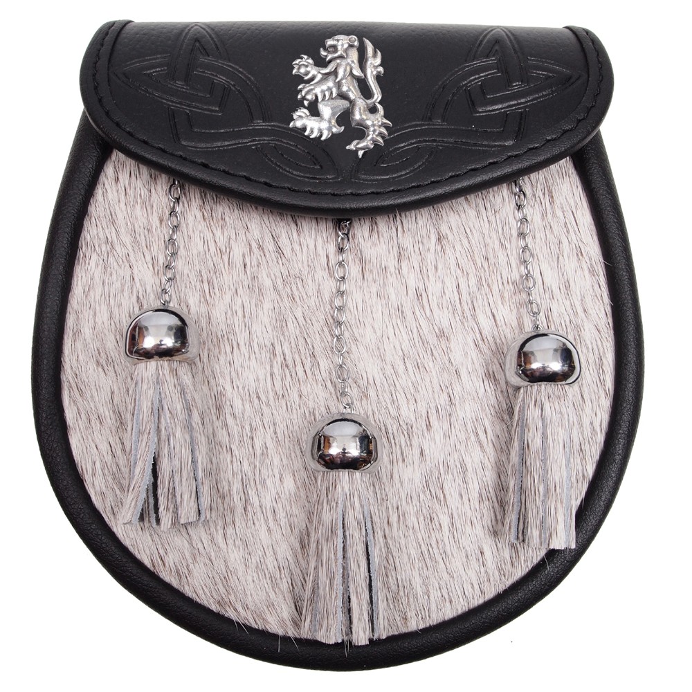 Semi-Dress Sporran Lion Rampant Crest