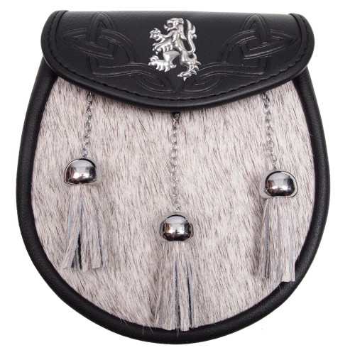 Semi-Dress Sporran Lion Rampant Crest