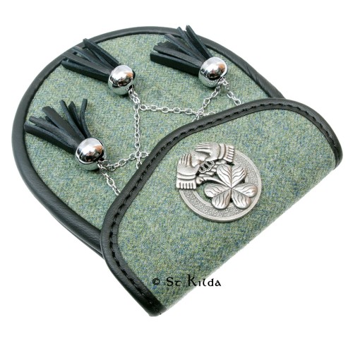 Irish Shamrock Tweed Semi-Dress Sporran