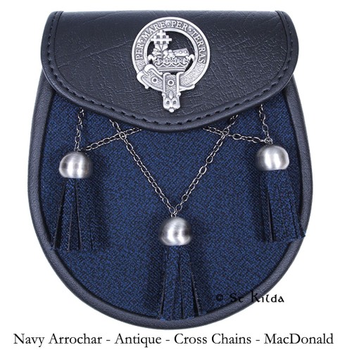 Semi-Dress Sporran Scottish Clan Crest