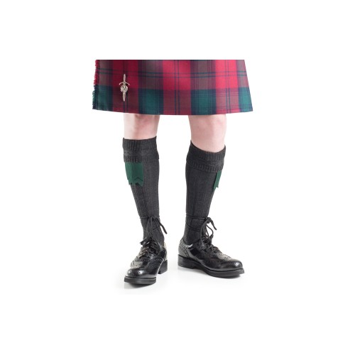 Plain Charcoal Kilt Hose 