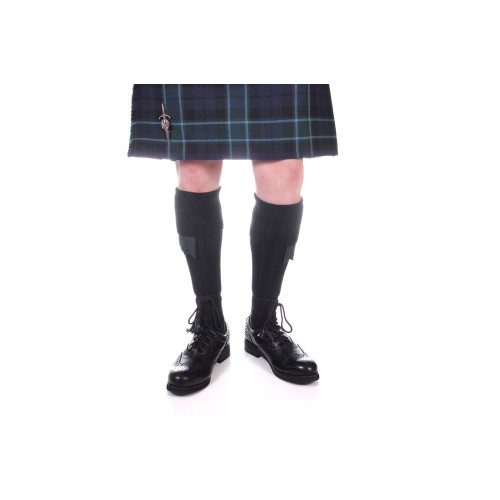 Traditional Kilt Hose - Black