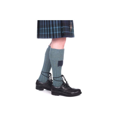 Traditional Kilt Hose - Lovat Blue