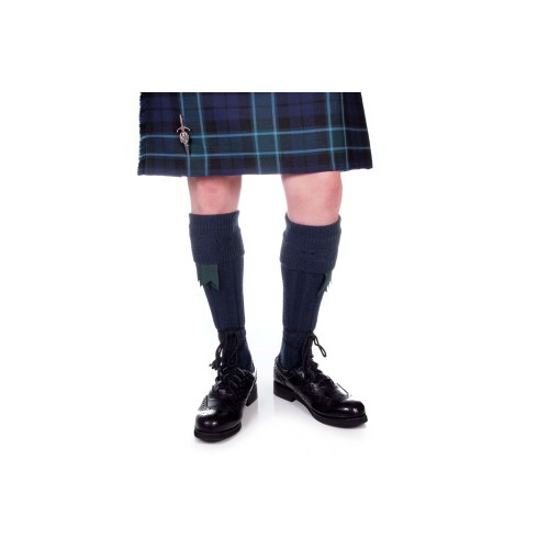 Traditional Kilt Hose - Navy Blue