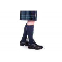 Traditional Kilt Hose - Navy Blue