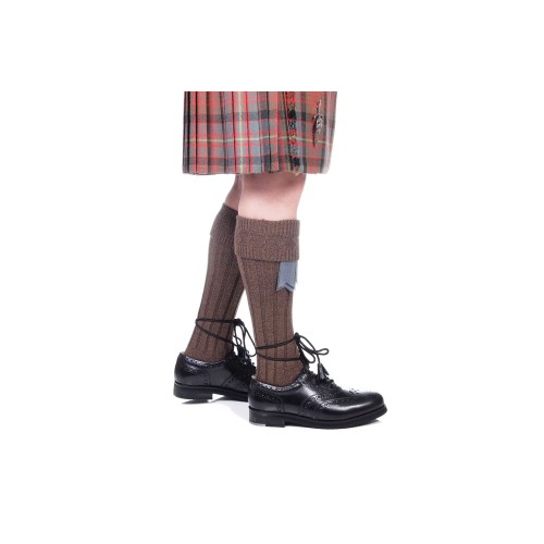 Traditional Kilt Hose - Weathered Brown