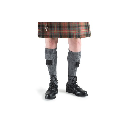 Traditional Kilt Hose - Grey