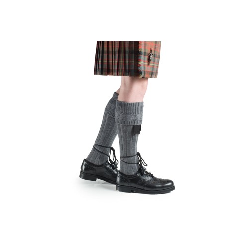 Traditional Kilt Hose - Grey