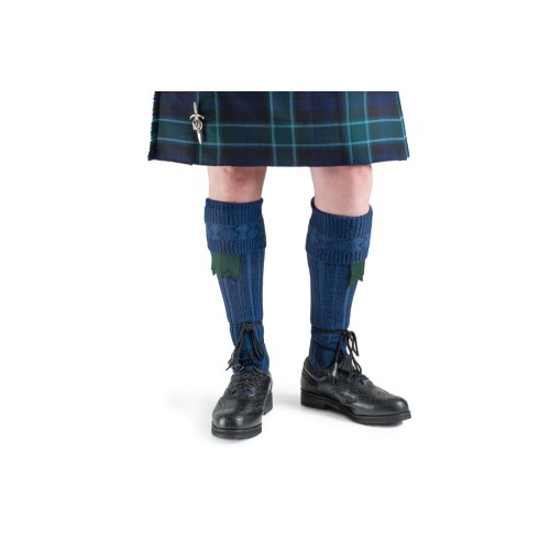 Traditional Kilt Hose - Lomond Blue