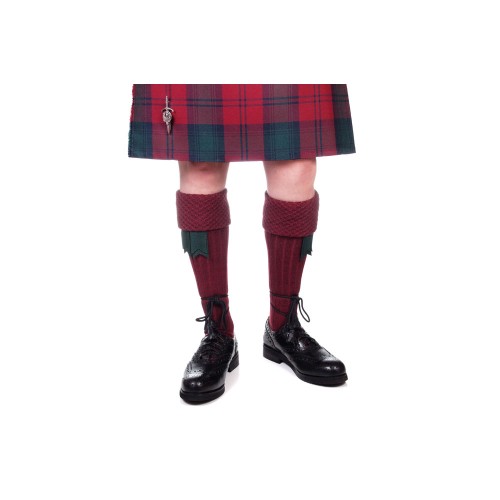 Luxury Piper Hose - Burgundy