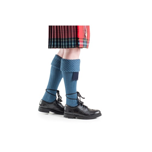 Luxury Piper Hose - Highland Blue