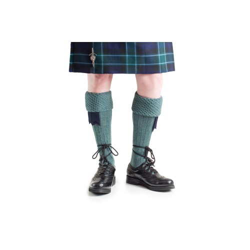 Luxury Piper Hose - Lovat Blue