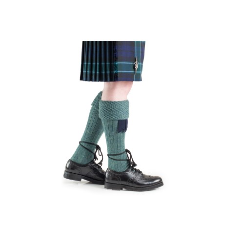 Luxury Piper Hose - Lovat Blue