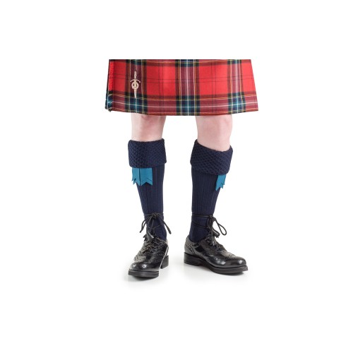 Luxury Piper Hose - Navy Blue