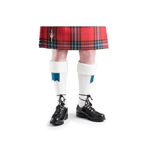 White Vegan Friendly Kilt Hose