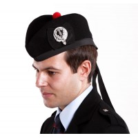 Glengarry Bonnet Plain Black