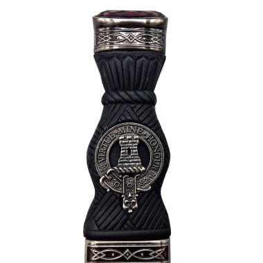 Sgian Dubh - <br>Clan Maclean Crest - Classic Pewter