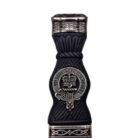 Sgian Dubh - <br>Clan Robertson Crest - Classic Pewter