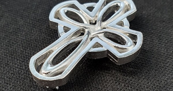 Carrick Small Celtic Cross Brooch
