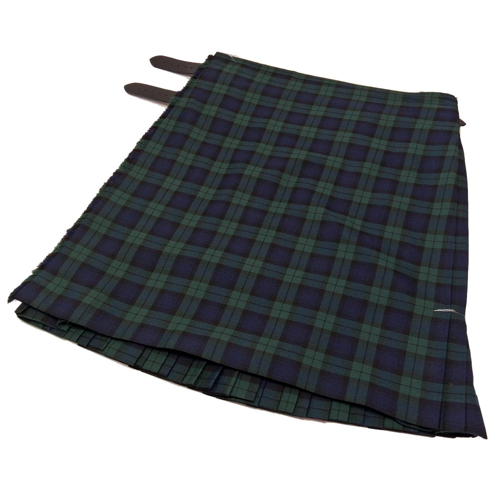 Full 10 oz Kilt: 36/24.5 Black Watch Modern Polyviscose