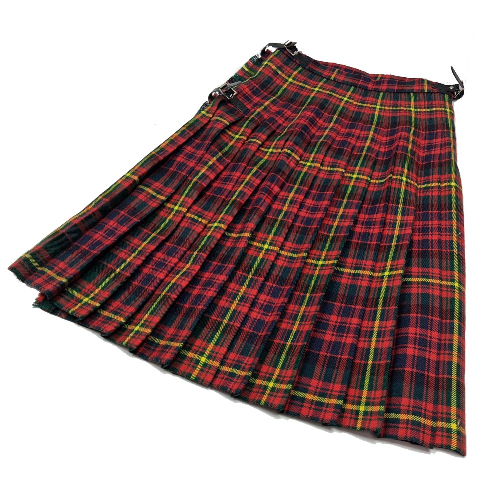 Carnegie Modern Kilted Skirt - W:31 H:40 L:28
