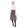 Navy Stewart Long Kilted Skirts - Various Sizes
