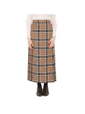 Thomson Camel Hostess Skirt - Polyviscose - W:30 L:37