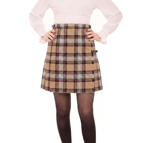 Stewart Camel Kilted Skirts - Various Sizes