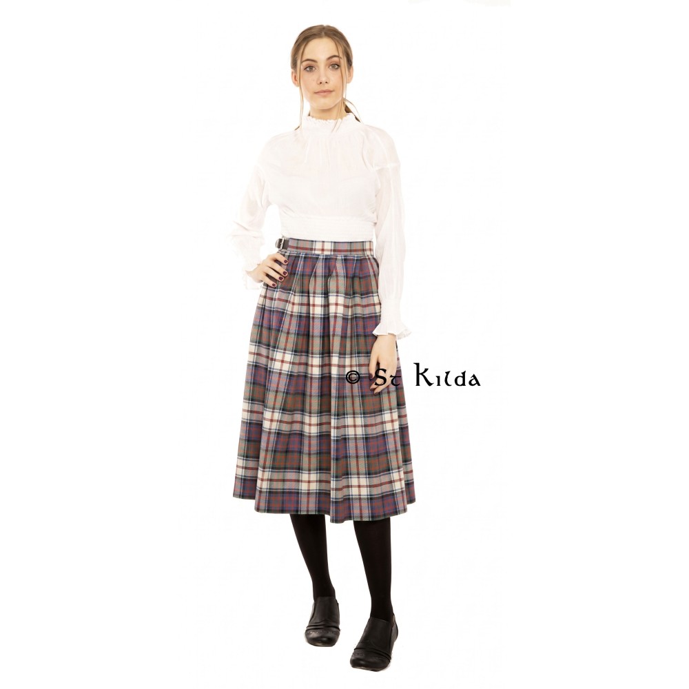 Gathered Tartan Skirt (up to 29" long)