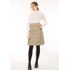Tweed Kilted Skirt