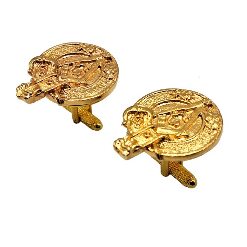 Cufflinks - Masonic - Gold Finish