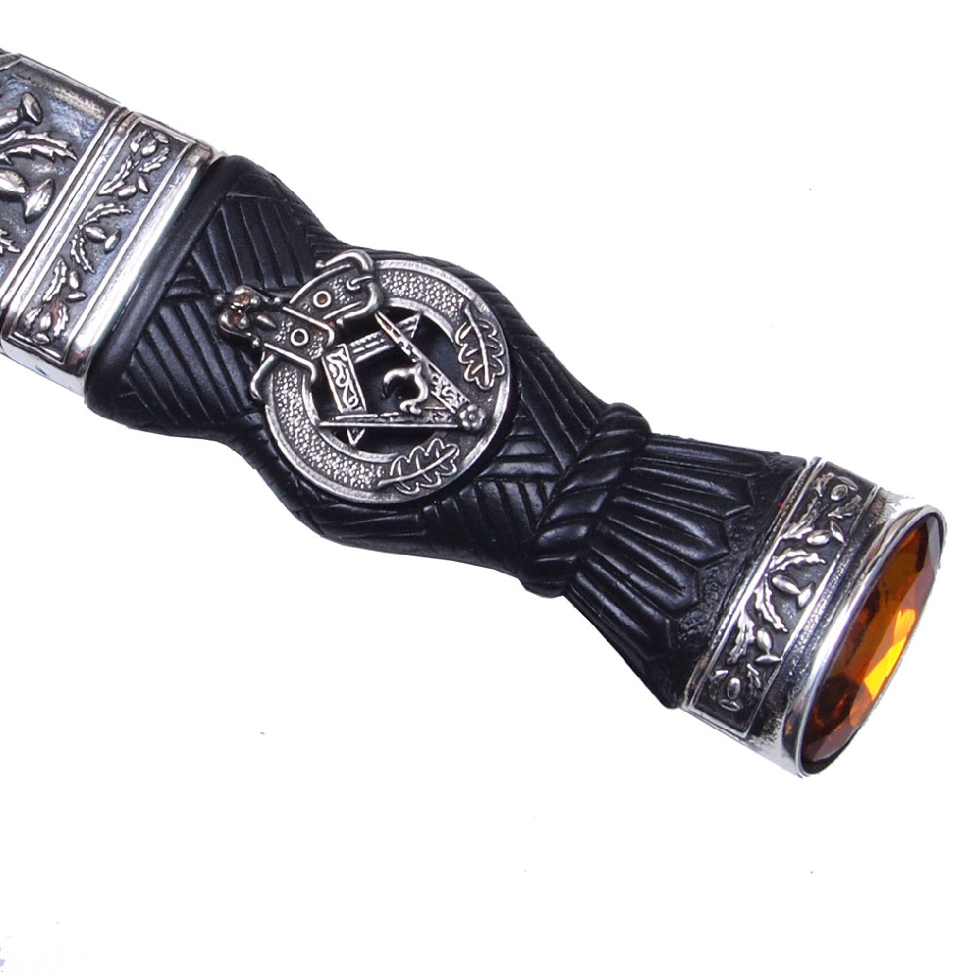 Sgian Dubh De Sécurité Kilt Écossais – Argent, étain Et Pierres – SHYNE KILTS