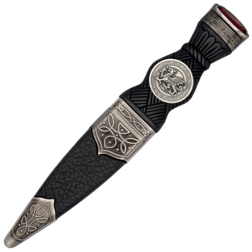 Sgian Dubh - Welsh Dragon Crest