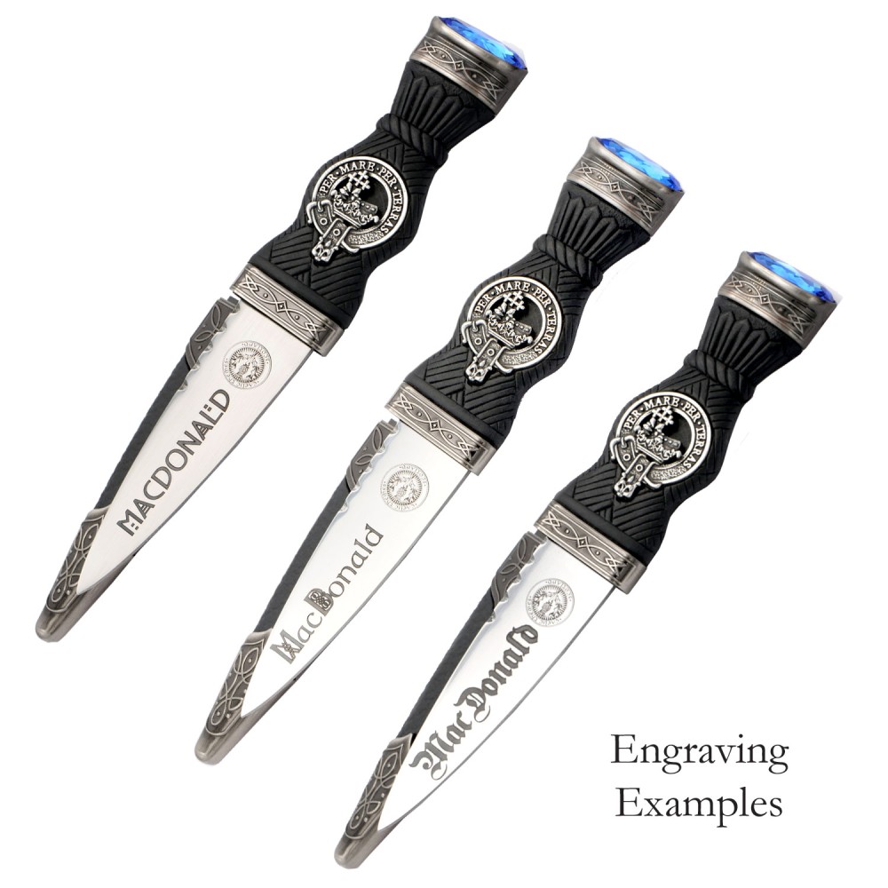 Sgian Dubh - Scottish Clan Crest