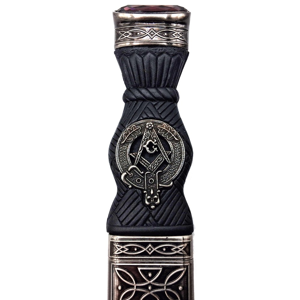 Sgian Dubh - Masonic Crest