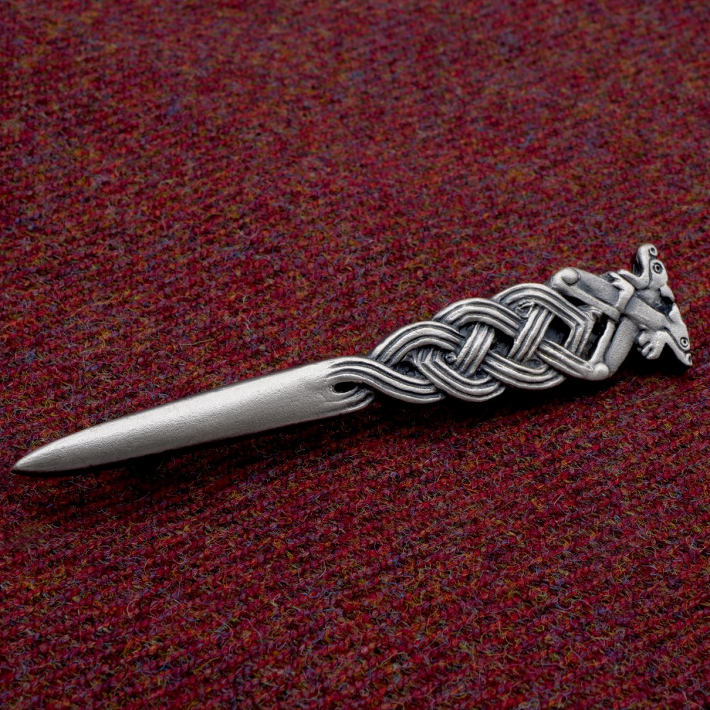 Book of Kells Dragons Kilt Pin
