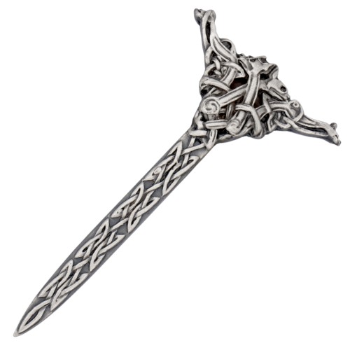 Book of Kells Interlaced Beasts Kilt Pin