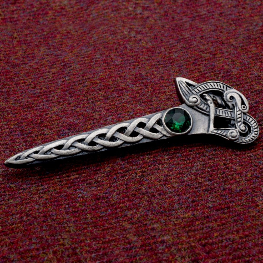 Book of Kells Swan Kilt Pin Kilt Pin