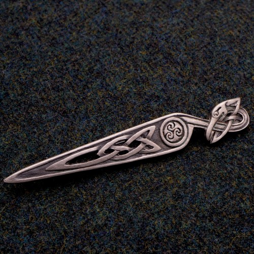 Book of Kells Wading Bird Kilt Pin