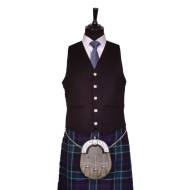 Black Kilt Waistcoat