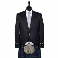 Argyll Kilt Jacket - Black 