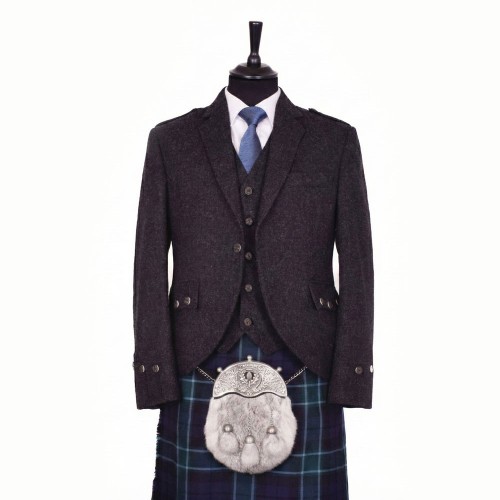 Argyll Tweed Jacket - Charcoal