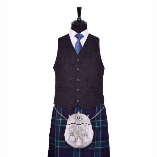 Argyll Tweed Jacket - Charcoal